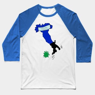 Kick Coronavirus Baseball T-Shirt